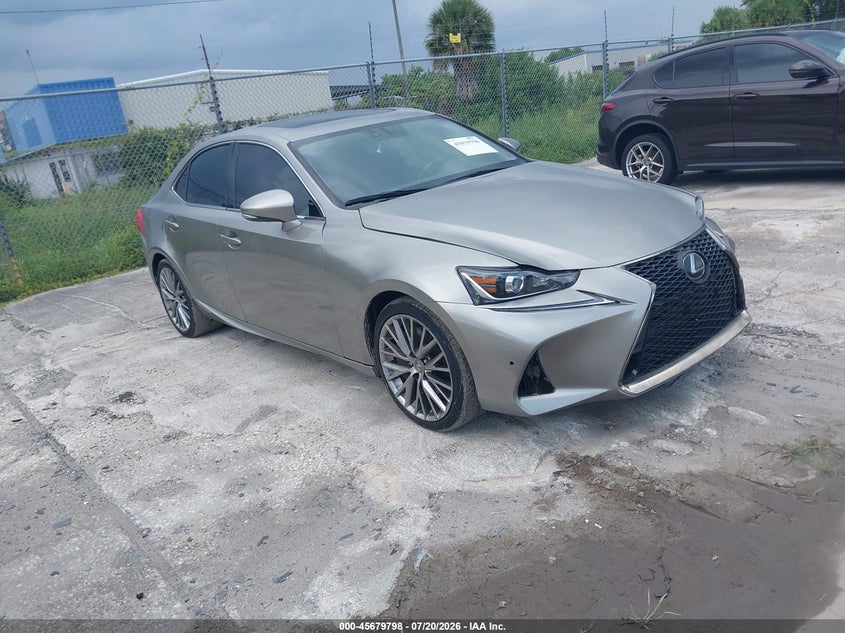 2017 Lexus Is 200t VIN JTHBA1D21H5043234 IAAI salvage auction — FRONT END, Clear (Florida), sold $6,075 on 2026-07-31 (photo 1)