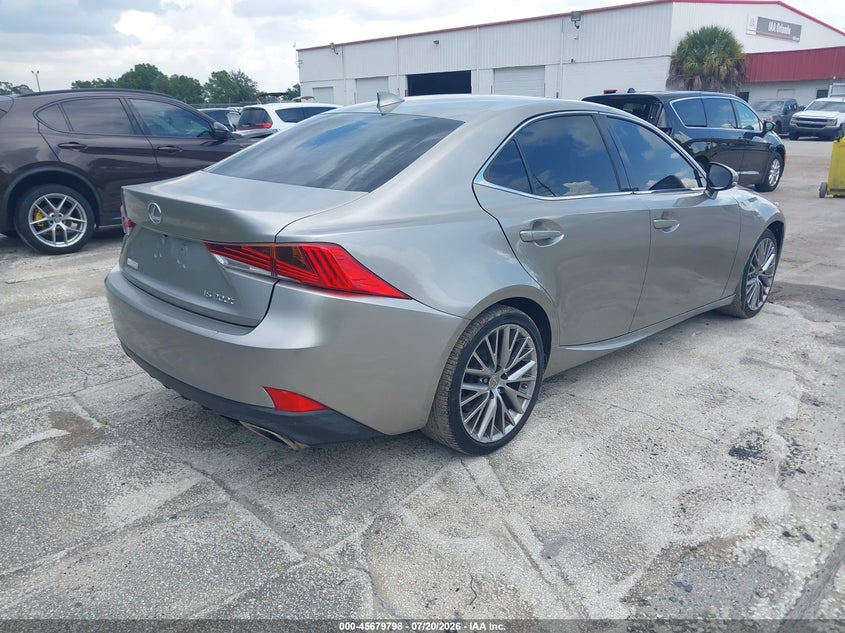 2017 Lexus Is 200t VIN JTHBA1D21H5043234 IAAI salvage auction — FRONT END, Clear (Florida), sold $6,075 on 2026-07-31 (photo 4)