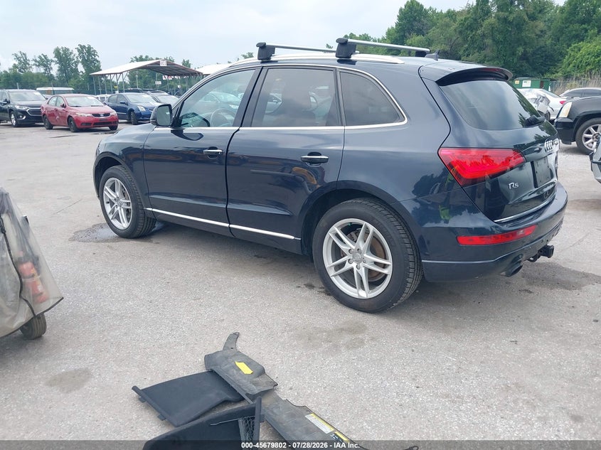 2016 Audi Q5 VIN WA1L2AFP1GA034139 IAAI salvage auction — FRONT & REAR, Wait Title, sold $3,000 on 2026-10-09 (photo 3)
