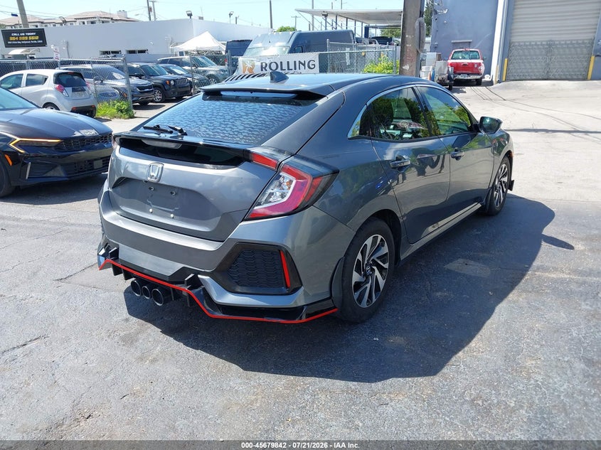 2017 Honda Civic VIN SHHFK7H2XHU216792 IAAI salvage auction — NORMAL WEAR, Salvage (Florida), sold $2,500 on 2026-07-30 (photo 4)
