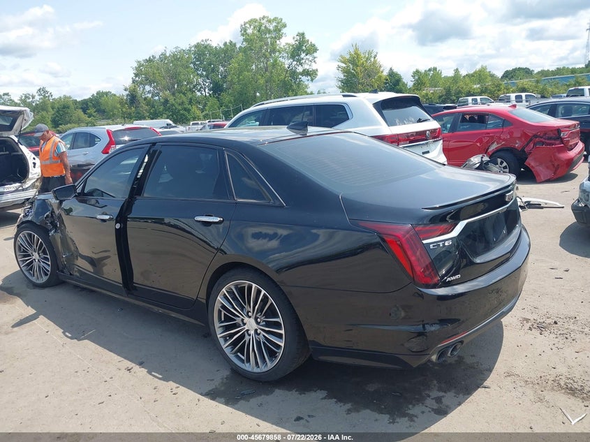 2019 Cadillac Ct6 VIN 1G6KN5R66KU143306 IAAI salvage auction — LEFT SIDE, Salvage (Ohio), sold $7,600 on 2026-08-19 (photo 3)