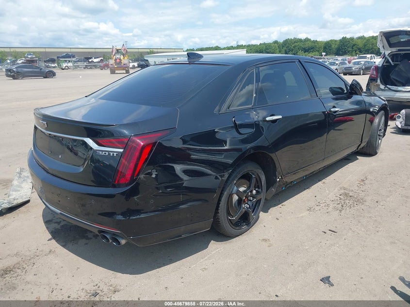 2019 Cadillac Ct6 VIN 1G6KN5R66KU143306 IAAI salvage auction — LEFT SIDE, Salvage (Ohio), sold $7,600 on 2026-08-19 (photo 4)