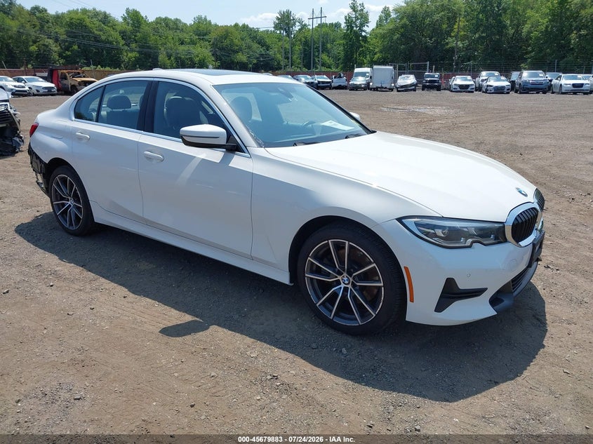2019 BMW 3er VIN WBA5R7C5XKFH26296 IAAI salvage auction — REAR END, Salvage Title, sold $12,200 on 2026-08-06 (photo 1)