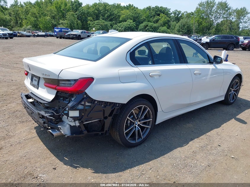 2019 BMW 3er VIN WBA5R7C5XKFH26296 IAAI salvage auction — REAR END, Salvage Title, sold $12,200 on 2026-08-06 (photo 6)