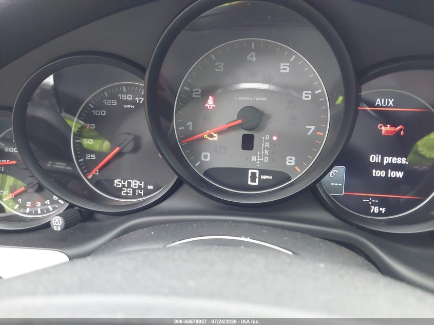 2010 Porsche Panamera VIN WP0AB2A76AL063433 IAAI salvage auction — UNKNOWN, Salvage (North Carolina), sold $1,700 on 2026-08-12 (photo 7)