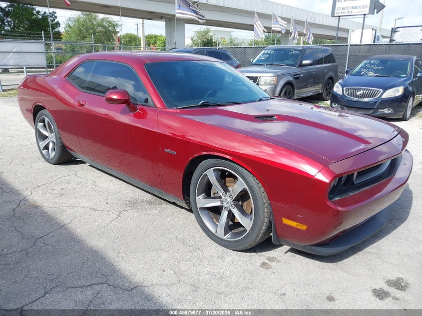 2014 Dodge Challenger VIN 2C3CDYBT9EH310954 IAAI salvage auction — NORMAL WEAR, Salvage (Florida), sold $9,500 on 2026-08-02 (photo 1)