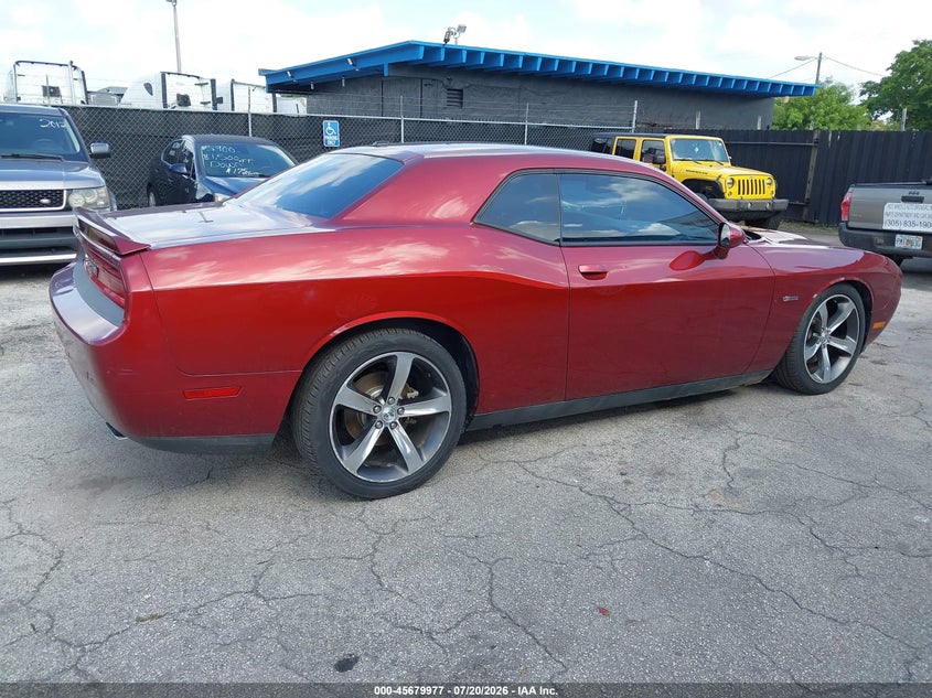 2014 Dodge Challenger VIN 2C3CDYBT9EH310954 IAAI salvage auction — NORMAL WEAR, Salvage (Florida), sold $9,500 on 2026-08-02 (photo 4)