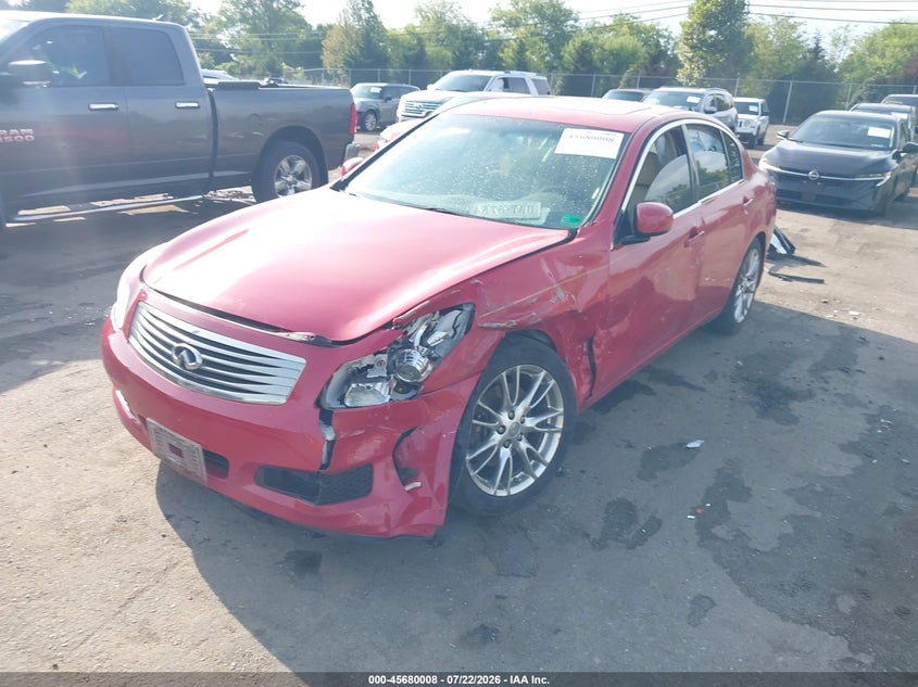 2007 Infiniti G35 VIN JNKBV61E27M714124 IAAI salvage auction — LEFT SIDE, Clear (Virginia), sold $700 on 2026-09-04 (photo 2)
