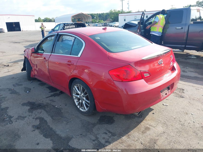2007 Infiniti G35 VIN JNKBV61E27M714124 IAAI salvage auction — LEFT SIDE, Clear (Virginia), sold $700 on 2026-09-04 (photo 3)