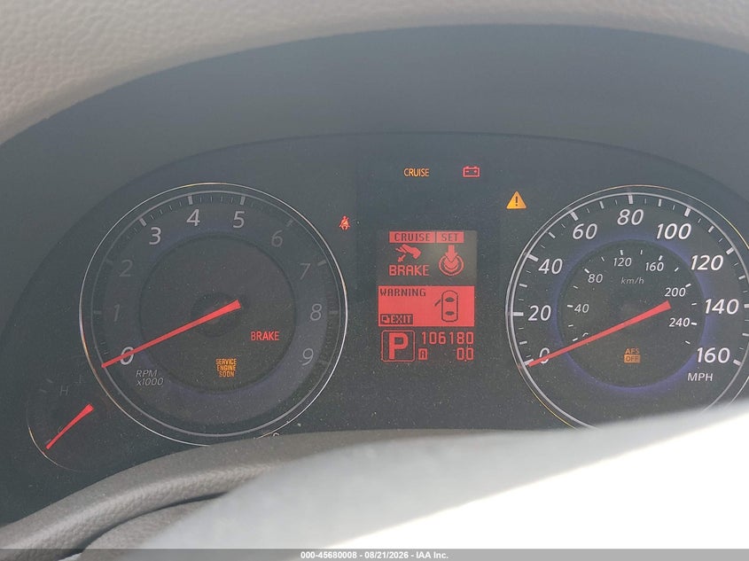 2007 Infiniti G35 VIN JNKBV61E27M714124 IAAI salvage auction — LEFT SIDE, Clear (Virginia), sold $700 on 2026-09-04 (photo 7)