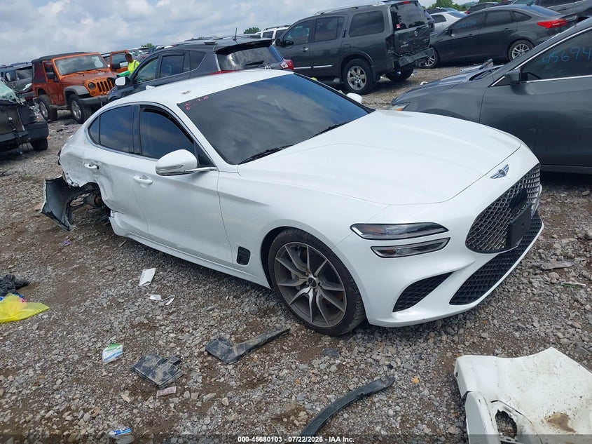 2025 Genesis G70 VIN KMTG34SC0SU154824 — IAAI salvage auction photo