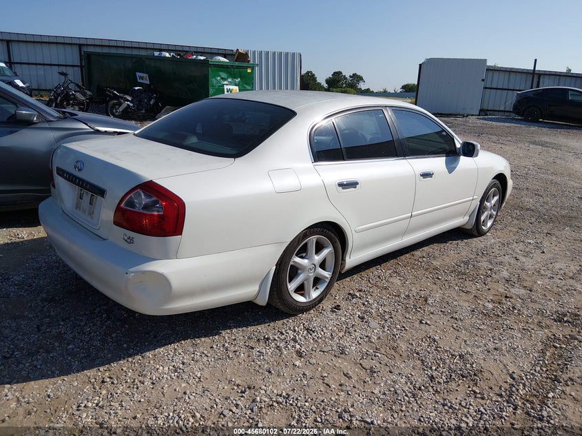 2002 Infiniti Q45 VIN JNKBF01A42M000883 IAAI salvage auction — NORMAL WEAR, Clear (Arkansas), sold $25 on 2026-07-30 (photo 4)