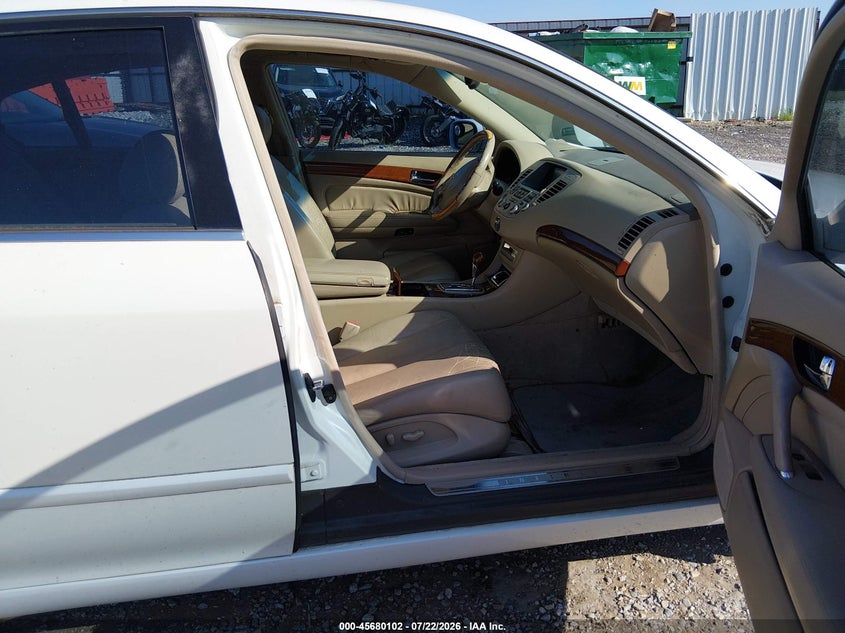 2002 Infiniti Q45 VIN JNKBF01A42M000883 IAAI salvage auction — NORMAL WEAR, Clear (Arkansas), sold $25 on 2026-07-30 (photo 5)