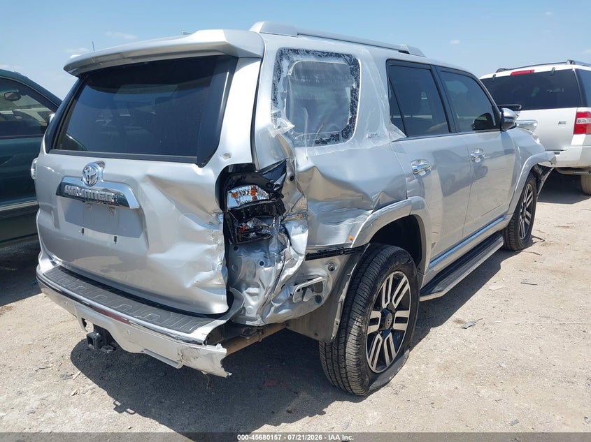 2020 Toyota 4runner VIN JTEBU5JR5L5817832 IAAI salvage auction — FRONT & REAR, Salvage (Texas), sold $11,800 on 2026-07-31 (photo 4)