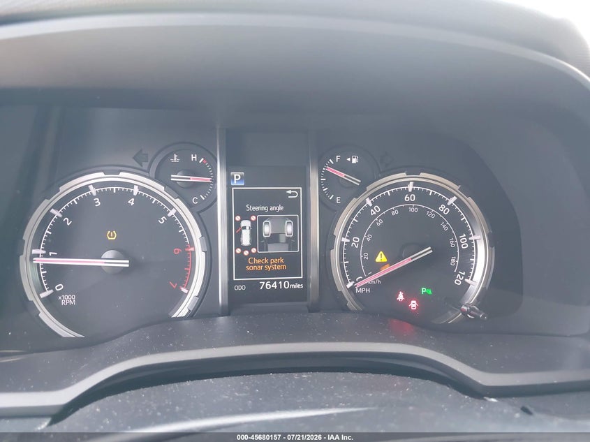 2020 Toyota 4runner VIN JTEBU5JR5L5817832 IAAI salvage auction — FRONT & REAR, Salvage (Texas), sold $11,800 on 2026-07-31 (photo 7)