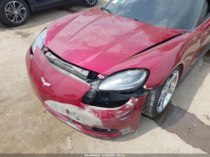2006 Chevrolet Corvette VIN 1G1YY26U265129265 IAAI salvage auction — FRONT END, Salvage (Kansas), sold $9,700 on 2026-08-26 (photo 6)