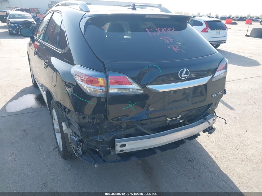 2013 Lexus Rx VIN 2T2BK1BA0DC183437 IAAI salvage auction — FRONT & REAR, Original (Texas), sold $7,750 on 2026-09-02 (photo 6)