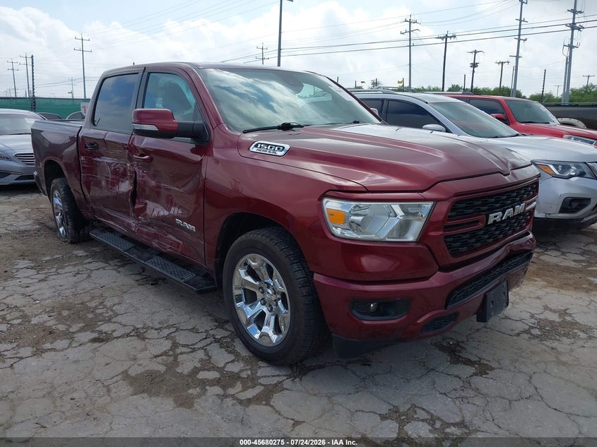 2022 Ram 1500 VIN 1C6RREFT7NN152421 IAAI salvage auction — SIDE, Salvage Title, sold $10,400 on 2026-09-20 (photo 1)