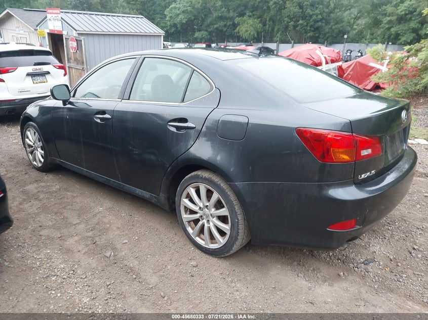 2007 Lexus Is 250 VIN JTHCK262672010265 IAAI salvage auction — NORMAL WEAR, Clear (Pennsylvania), sold $275 on 2026-07-28 (photo 3)
