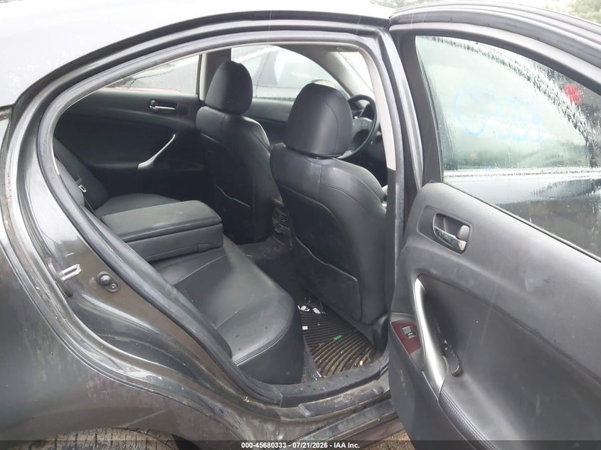 2007 Lexus Is 250 VIN JTHCK262672010265 IAAI salvage auction — NORMAL WEAR, Clear (Pennsylvania), sold $275 on 2026-07-28 (photo 8)
