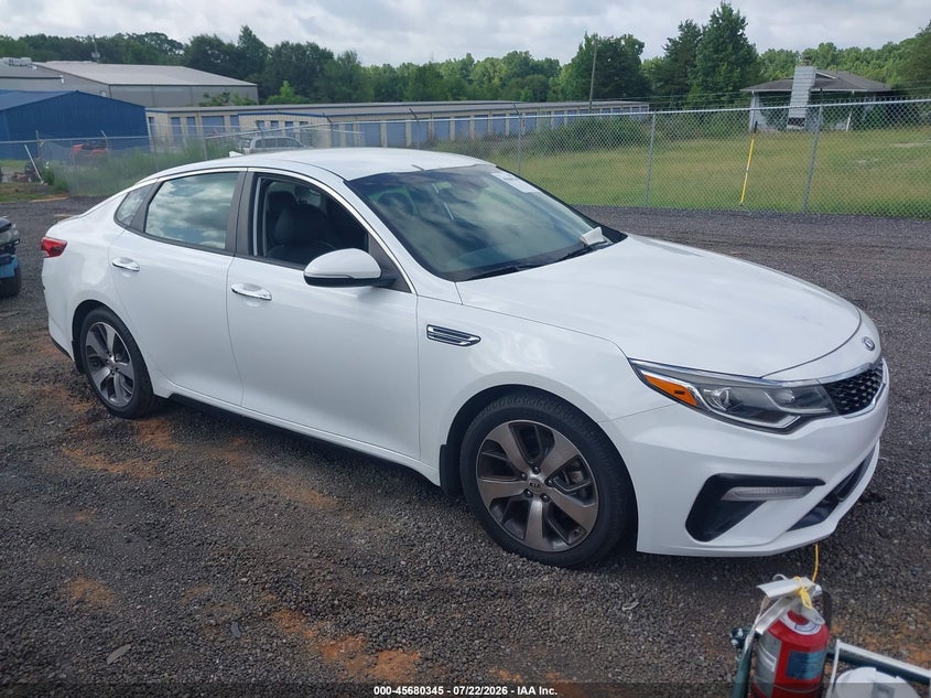 2019 Kia Optima VIN 5XXGT4L36KG331766 IAAI salvage auction — UNKNOWN, Clear (South Carolina), sold $1,150 on 2026-07-28 (photo 1)
