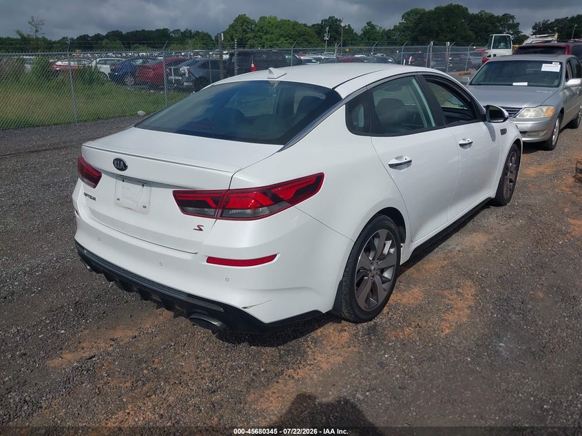 2019 Kia Optima VIN 5XXGT4L36KG331766 IAAI salvage auction — UNKNOWN, Clear (South Carolina), sold $1,150 on 2026-07-28 (photo 4)