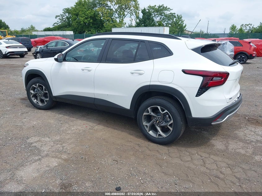 2026 Chevrolet Trax VIN KL77LHEP7TC139553 IAAI salvage auction — REAR END, Clear (Pennsylvania), sold $12,100 on 2026-07-31 (photo 3)