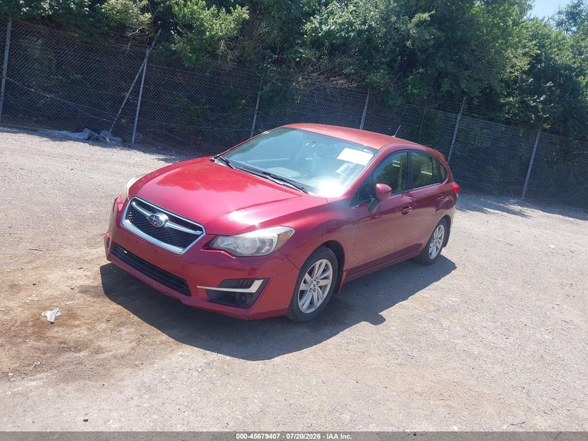 2015 Subaru Impreza VIN JF1GPAC64F8205367 IAAI salvage auction — NORMAL WEAR, Clear (Pennsylvania), sold $750 on 2026-07-31 (photo 2)
