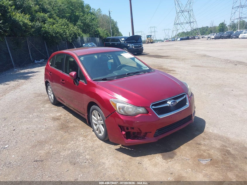 2015 Subaru Impreza VIN JF1GPAC64F8205367 IAAI salvage auction — NORMAL WEAR, Clear (Pennsylvania), sold $750 on 2026-07-31 (photo 6)