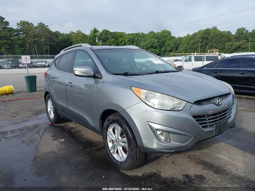 2013 Hyundai Tucson VIN KM8JUCAC6DU731805 IAAI salvage auction — NORMAL WEAR, Clear (Georgia), sold $825 on 2026-07-29 (photo 1)