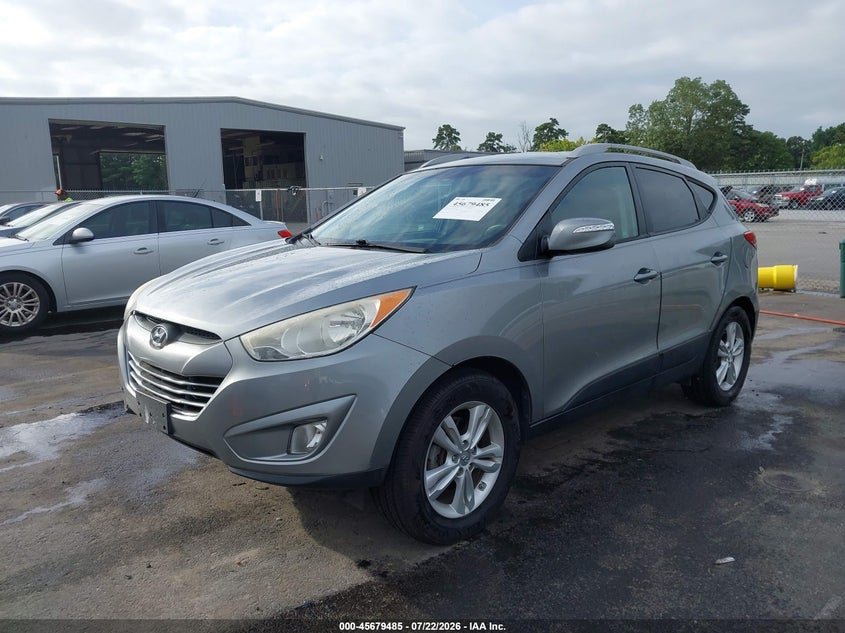 2013 Hyundai Tucson VIN KM8JUCAC6DU731805 IAAI salvage auction — NORMAL WEAR, Clear (Georgia), sold $825 on 2026-07-29 (photo 2)