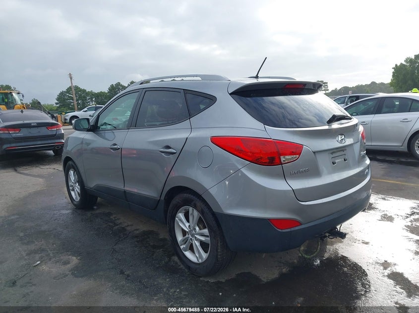 2013 Hyundai Tucson VIN KM8JUCAC6DU731805 IAAI salvage auction — NORMAL WEAR, Clear (Georgia), sold $825 on 2026-07-29 (photo 3)