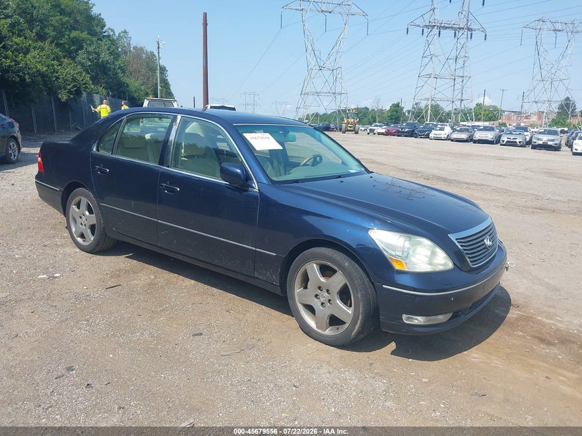2005 Lexus Ls 430 VIN JTHBN36F855018424 IAAI salvage auction — LEFT FRONT, Salvage (Pennsylvania), sold $1,900 on 2026-08-03 (photo 1)