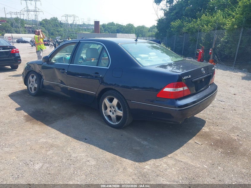 2005 Lexus Ls 430 VIN JTHBN36F855018424 IAAI salvage auction — LEFT FRONT, Salvage (Pennsylvania), sold $1,900 on 2026-08-03 (photo 3)