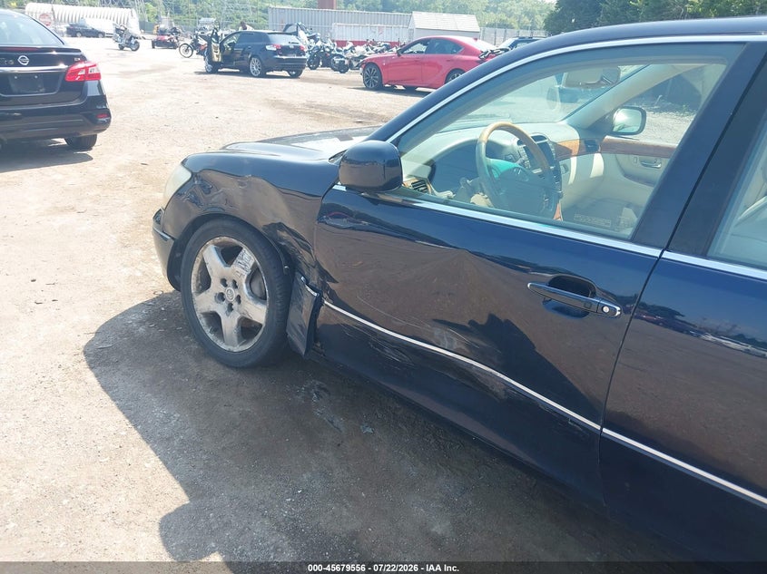 2005 Lexus Ls 430 VIN JTHBN36F855018424 IAAI salvage auction — LEFT FRONT, Salvage (Pennsylvania), sold $1,900 on 2026-08-03 (photo 6)