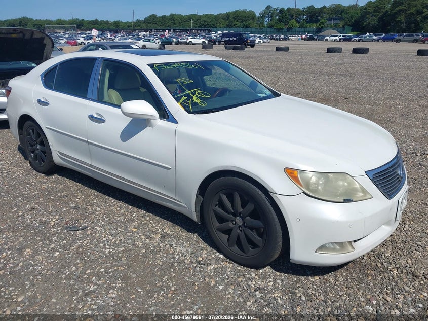 2007 Lexus Ls 460 VIN JTHBL46F775048691 IAAI salvage auction — NORMAL WEAR, Clear (New York), sold $325 on 2026-07-28 (photo 1)