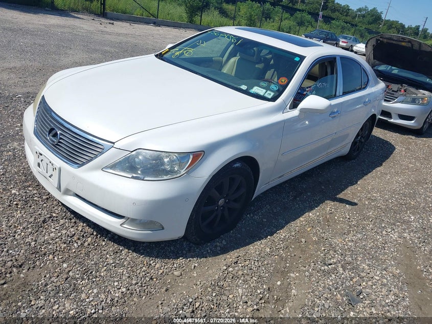 2007 Lexus Ls 460 VIN JTHBL46F775048691 IAAI salvage auction — NORMAL WEAR, Clear (New York), sold $325 on 2026-07-28 (photo 2)