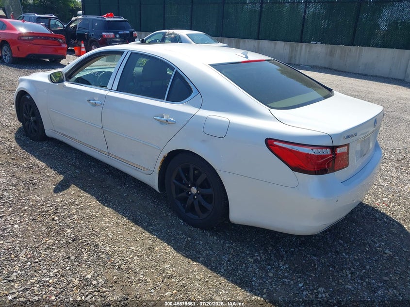 2007 Lexus Ls 460 VIN JTHBL46F775048691 IAAI salvage auction — NORMAL WEAR, Clear (New York), sold $325 on 2026-07-28 (photo 3)