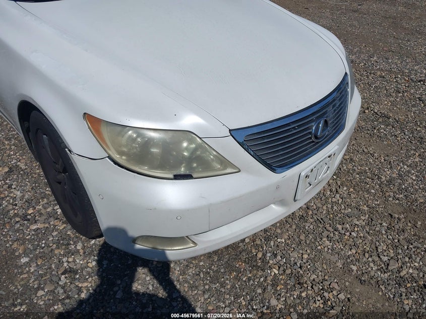 2007 Lexus Ls 460 VIN JTHBL46F775048691 IAAI salvage auction — NORMAL WEAR, Clear (New York), sold $325 on 2026-07-28 (photo 6)