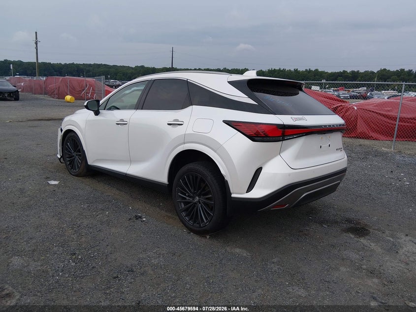 2025 Lexus Rx VIN 2T2BBMCAXSC076523 IAAI salvage auction — RIGHT SIDE, Salvage - Greater Than 75% (Maryland), sold $23,350 on 2026-08-24 (photo 3)