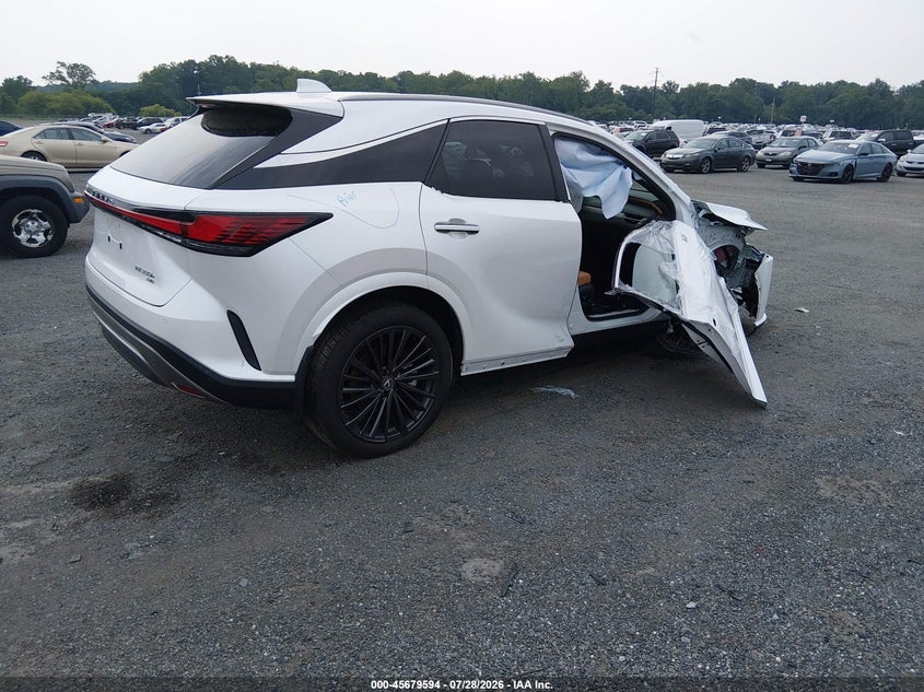 2025 Lexus Rx VIN 2T2BBMCAXSC076523 IAAI salvage auction — RIGHT SIDE, Salvage - Greater Than 75% (Maryland), sold $23,350 on 2026-08-24 (photo 4)