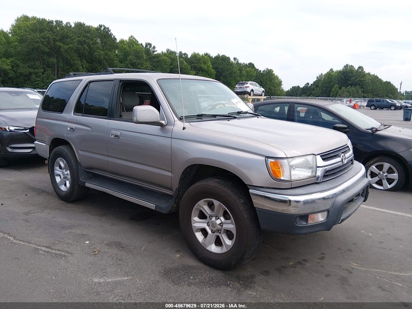 2002 Toyota 4runner VIN JT3HN86R729062734 IAAI salvage auction — NORMAL WEAR, Clear (California), sold $25 on 2026-07-29 (photo 1)