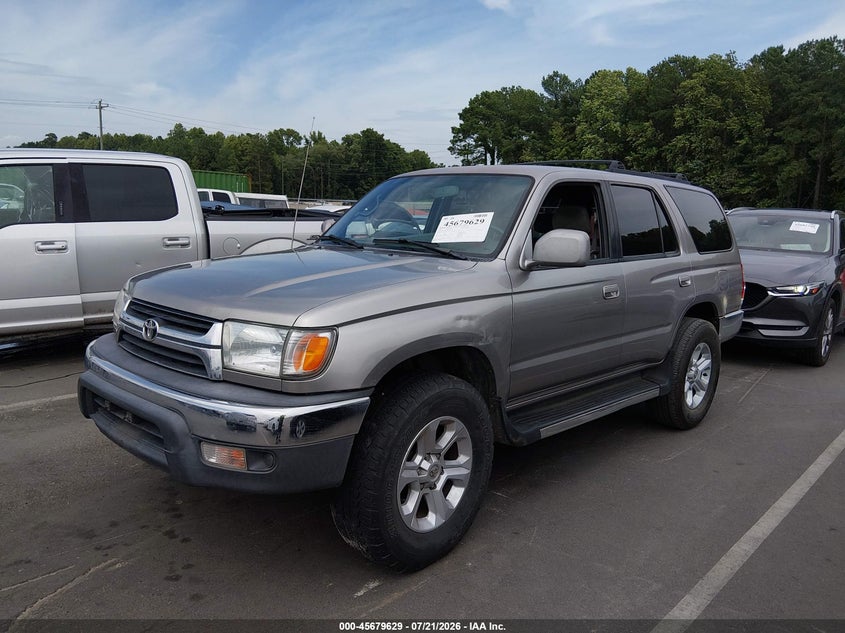 2002 Toyota 4runner VIN JT3HN86R729062734 IAAI salvage auction — NORMAL WEAR, Clear (California), sold $25 on 2026-07-29 (photo 2)