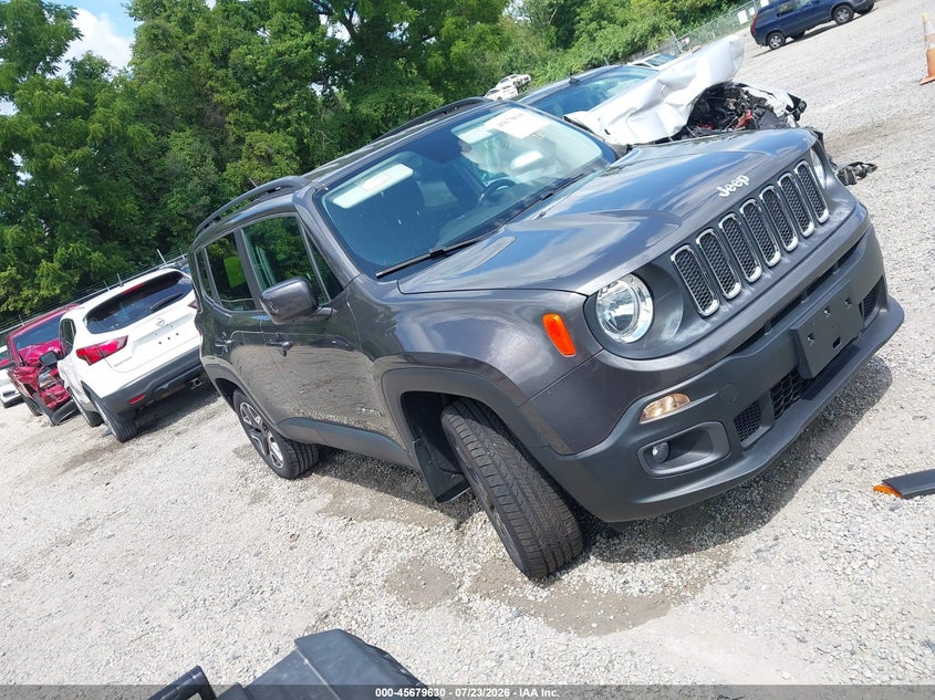2017 Jeep Renegade VIN ZACCJBBBXHPE63581 IAAI salvage auction — LEFT SIDE, Wait Title, sold $2,450 on 2026-08-18 (photo 1)