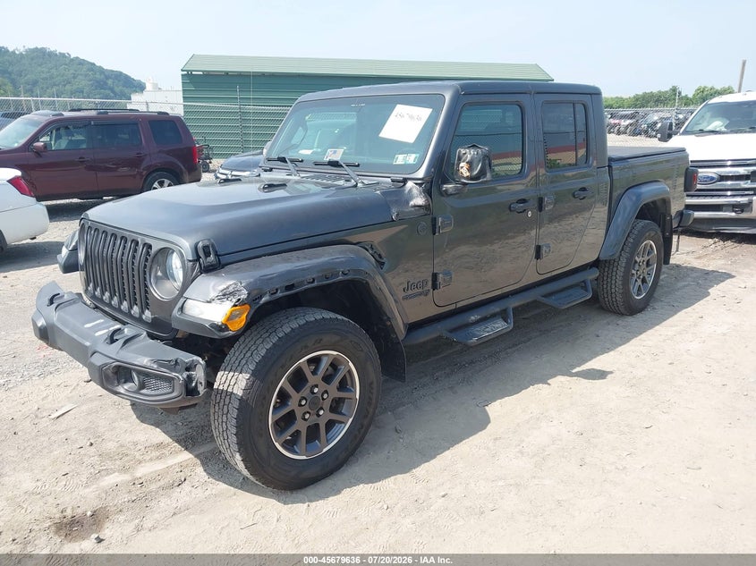 2021 Jeep Gladiator VIN 1C6HJTAG2ML514022 IAAI salvage auction — LEFT FRONT, Salvage (Pennsylvania), sold $11,600 on 2026-07-31 (photo 2)