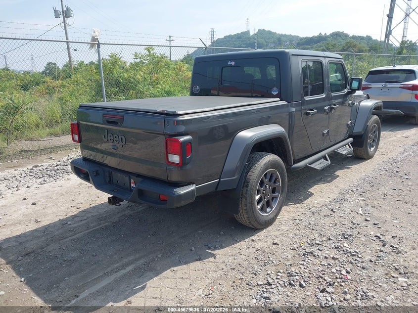 2021 Jeep Gladiator VIN 1C6HJTAG2ML514022 IAAI salvage auction — LEFT FRONT, Salvage (Pennsylvania), sold $11,600 on 2026-07-31 (photo 4)