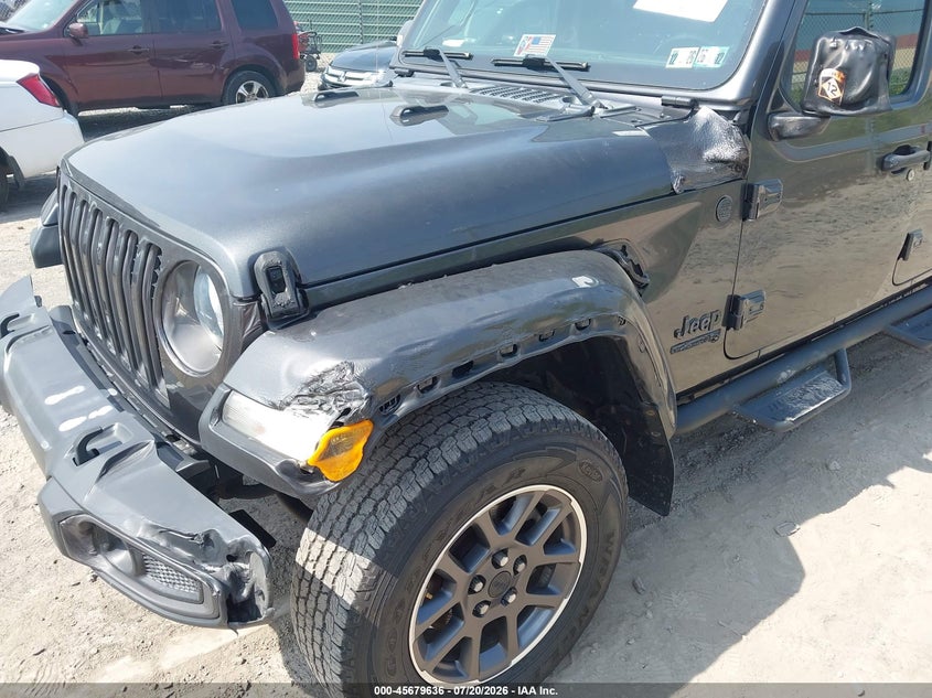 2021 Jeep Gladiator VIN 1C6HJTAG2ML514022 IAAI salvage auction — LEFT FRONT, Salvage (Pennsylvania), sold $11,600 on 2026-07-31 (photo 6)