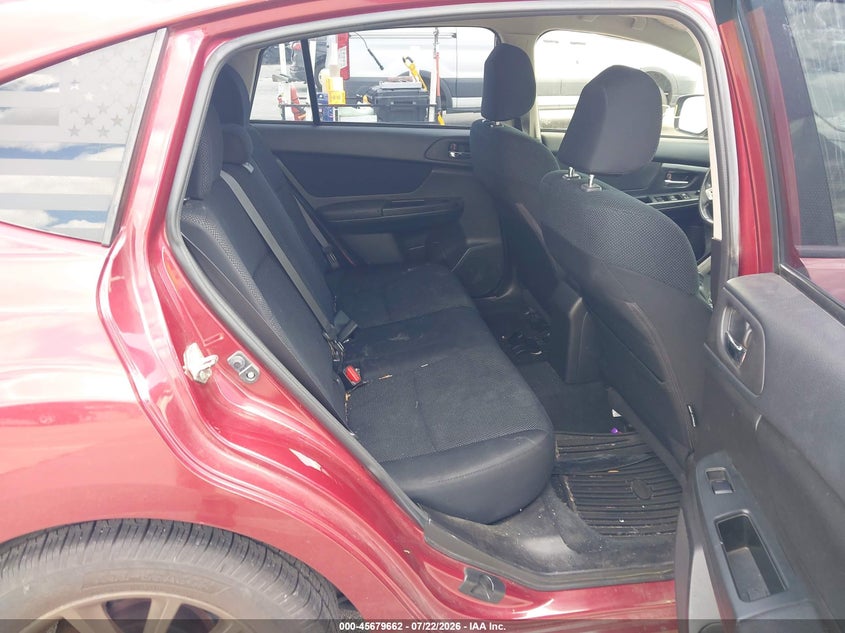 2014 Subaru Impreza VIN JF1GPAC68E9259411 IAAI salvage auction — NORMAL WEAR, Rebuilt (Indiana), sold $475 on 2026-07-31 (photo 8)