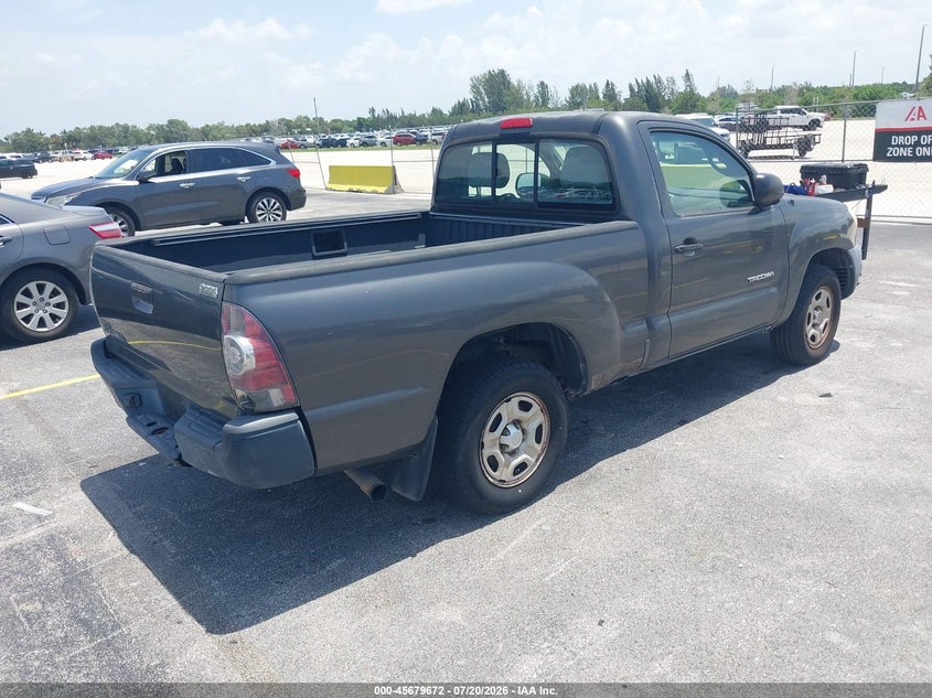 2010 Toyota Tacoma VIN 5TENX4CN8AZ690095 IAAI salvage auction — NORMAL WEAR, Clear (Florida), sold $2,050 on 2026-07-23 (photo 4)