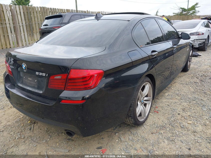 2014 BMW 5 series VIN WBA5B3C51ED538518 IAAI salvage auction — NORMAL WEAR, Clear (Virginia), sold $475 on 2026-07-27 (photo 4)